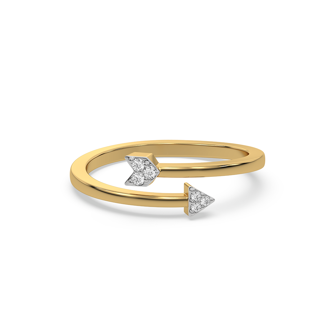 Arrowhead - Lab Diamond Open Top Ring