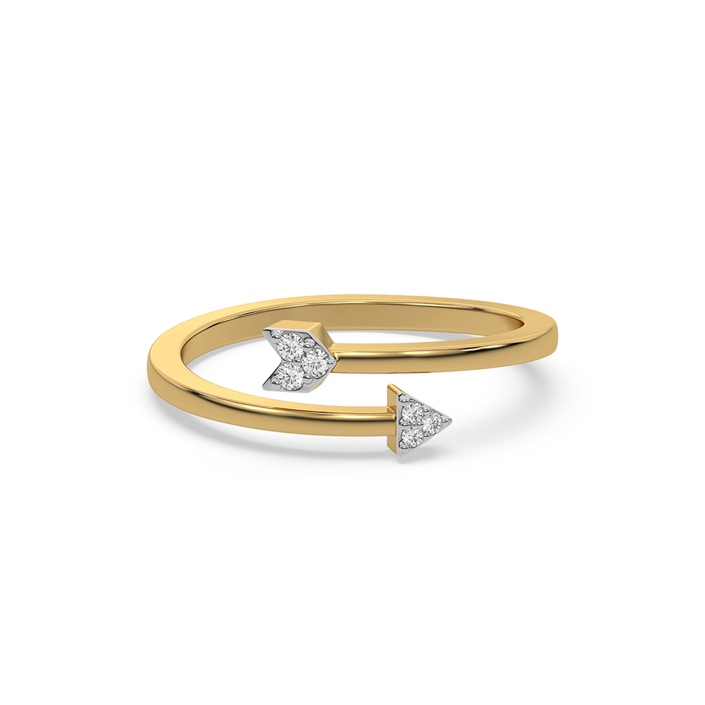 Arrowhead - Lab Diamond Open Top Ring