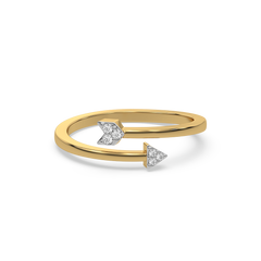 Arrowhead - Lab Diamond Open Top Ring