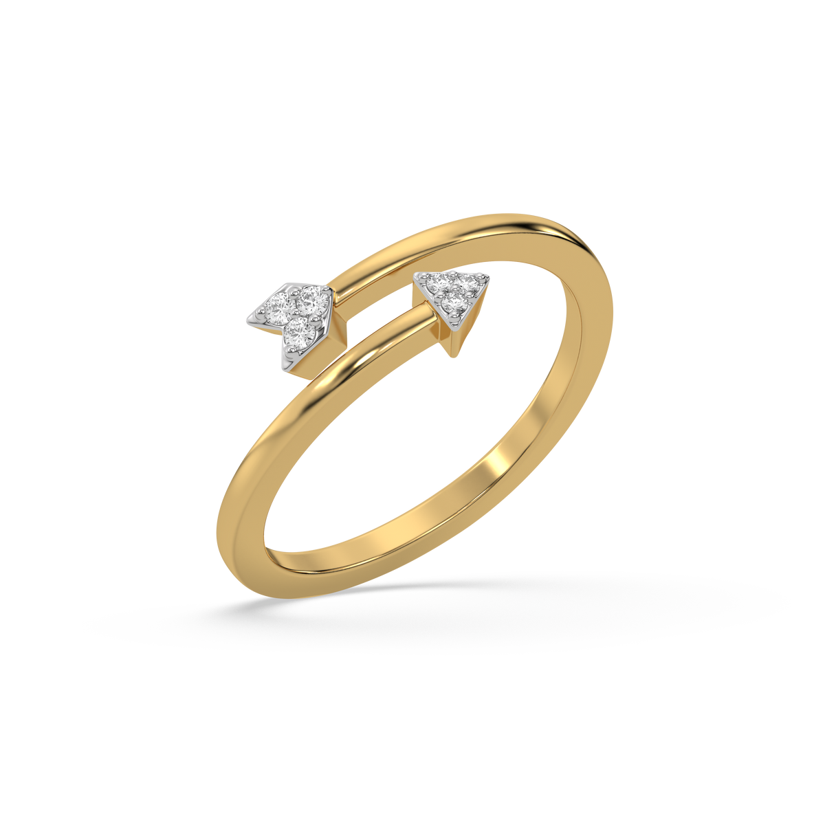 Arrowhead - Lab Diamond Open Top Ring