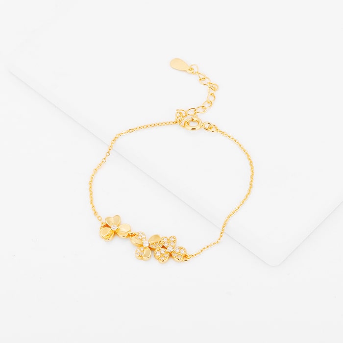 Golden Triple Sabine Bracelet