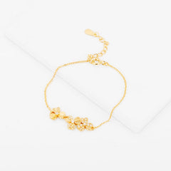 Golden Triple Sabine Bracelet