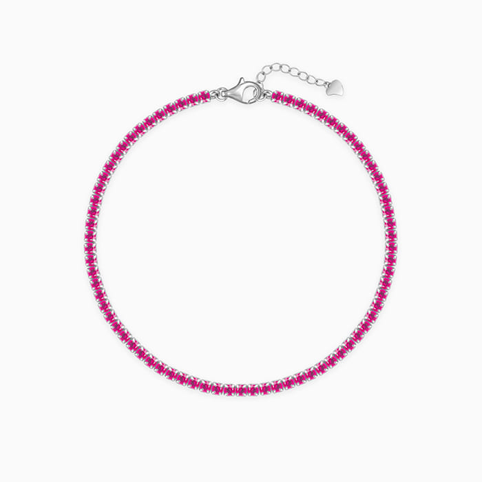 Silver Celebrate in Pink Bracelet