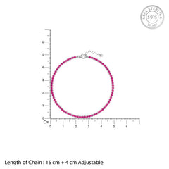 Silver Celebrate in Pink Bracelet