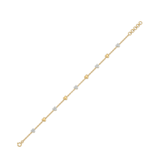 Beating Heart - Lab Diamond Station Bracelet