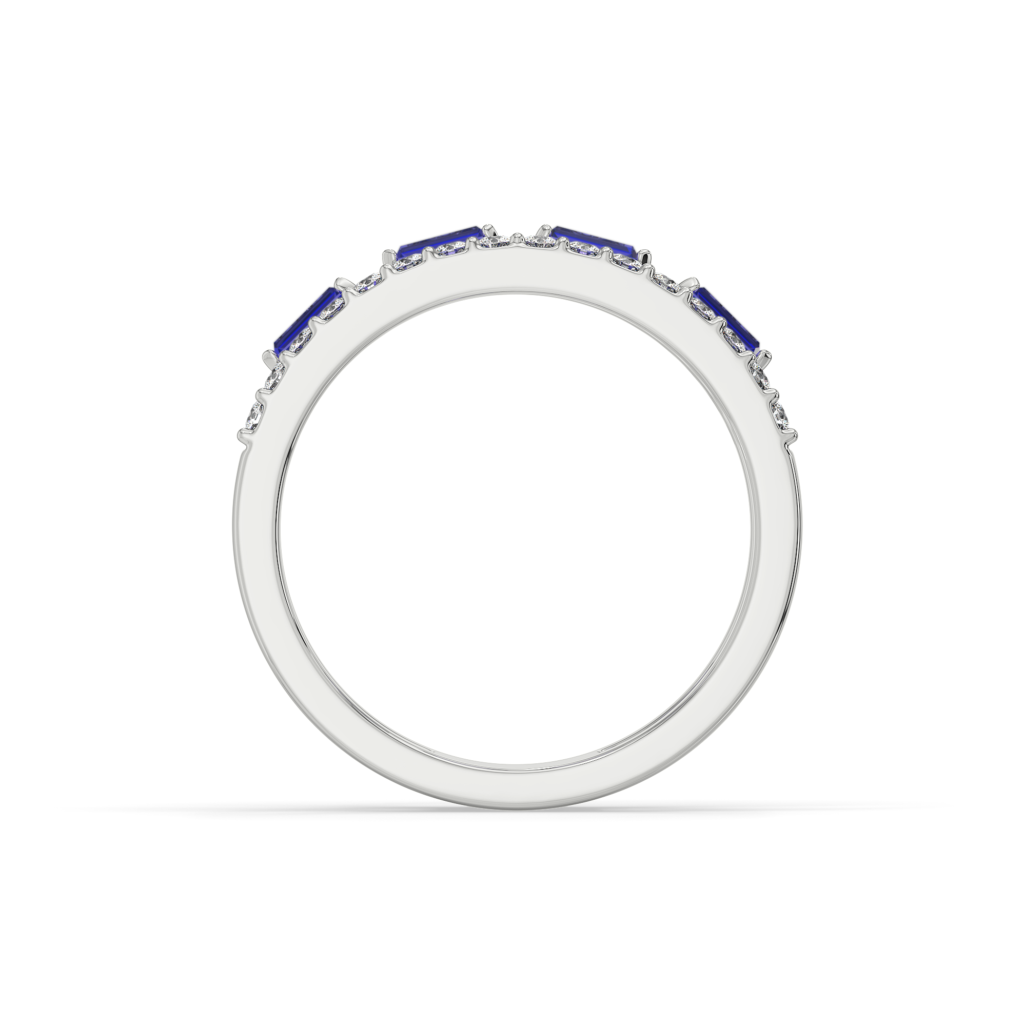 Blue Sapphire Soiree - Lab Diamond Fashion Ring
