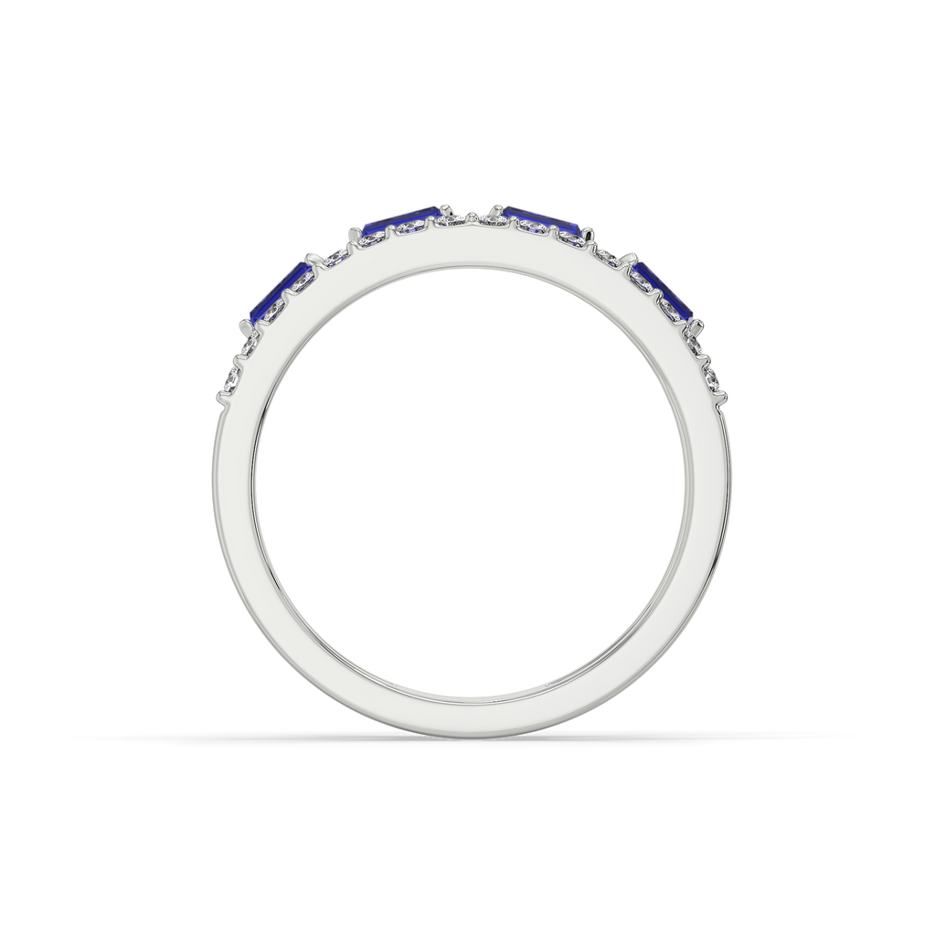 Blue Sapphire Soiree - Lab Diamond Fashion Ring