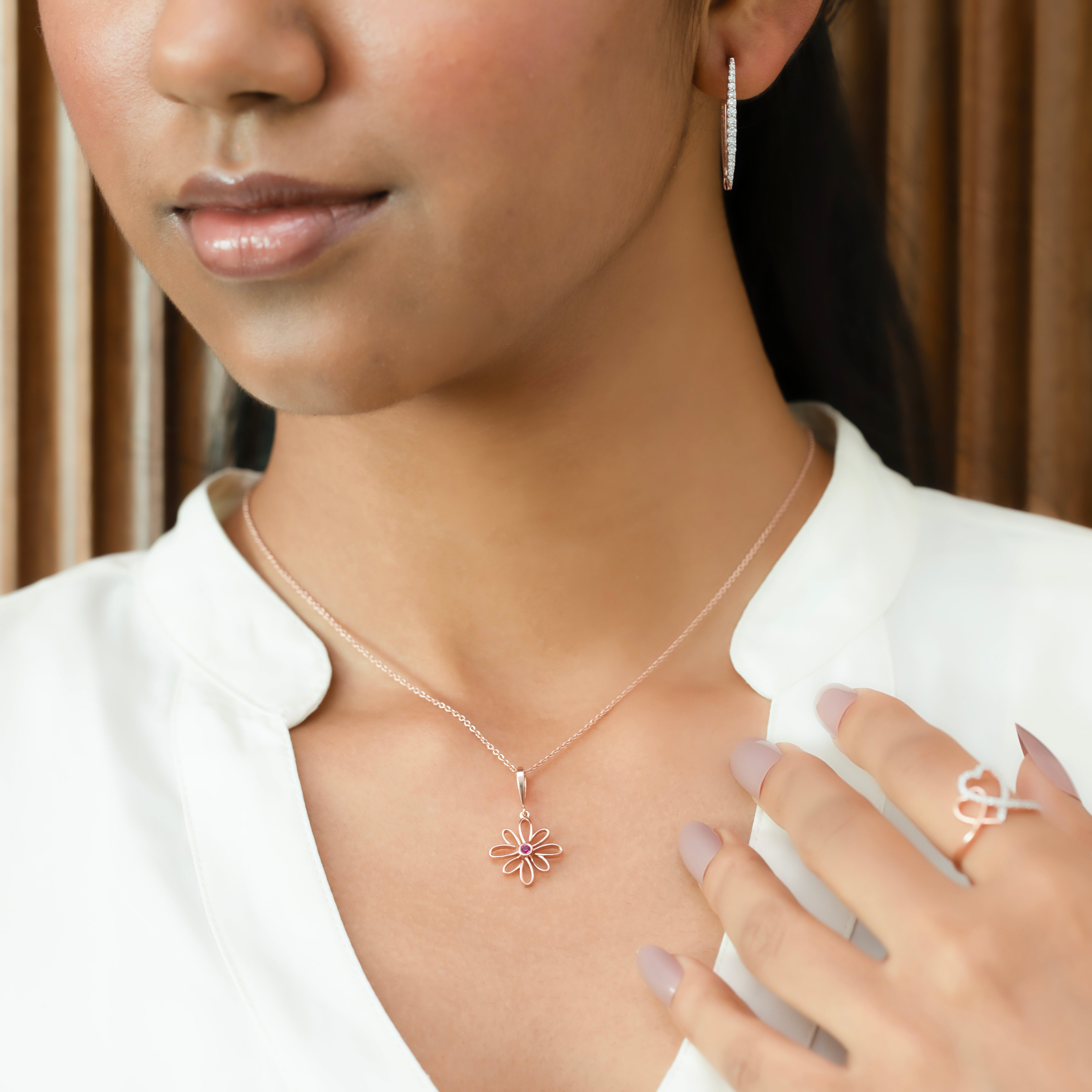 Blush Huggies - Lab Diamond Earrings