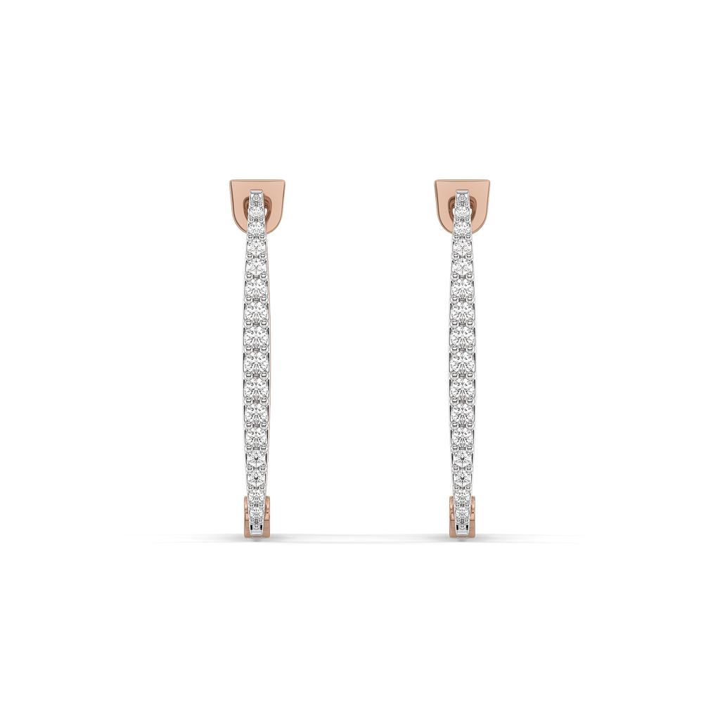 Blush Huggies - Lab Diamond Earrings