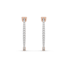 Blush Huggies - Lab Diamond Earrings