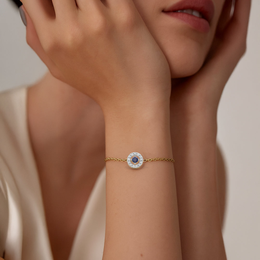 Wink of Protection - Lab Diamond Bracelet Secondary image