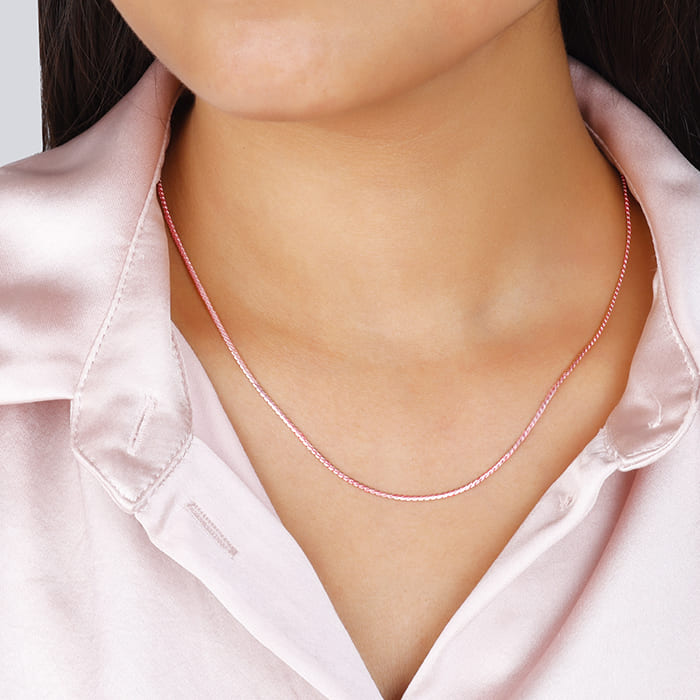 Rose Gold Radiant Beam Chain