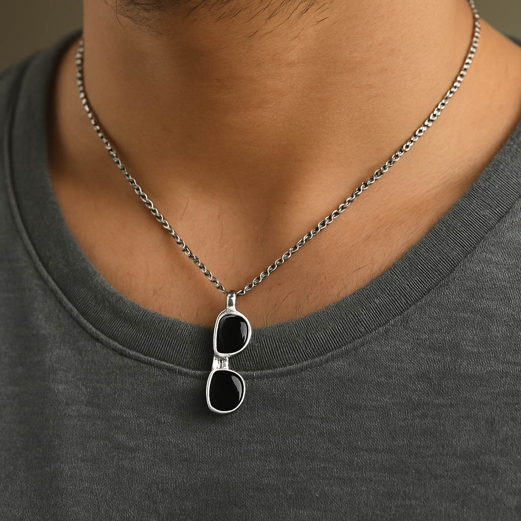 Midnight Shades Pendant Necklace