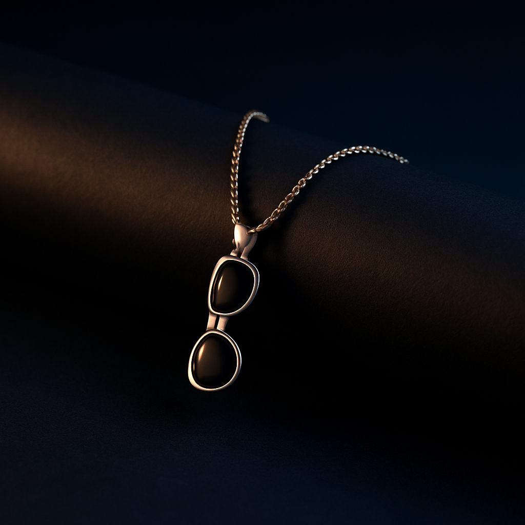 Midnight Shades Pendant Necklace