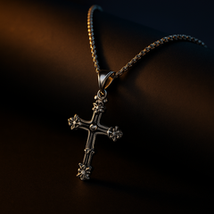 Royal Gothic Cross Pendant Necklace