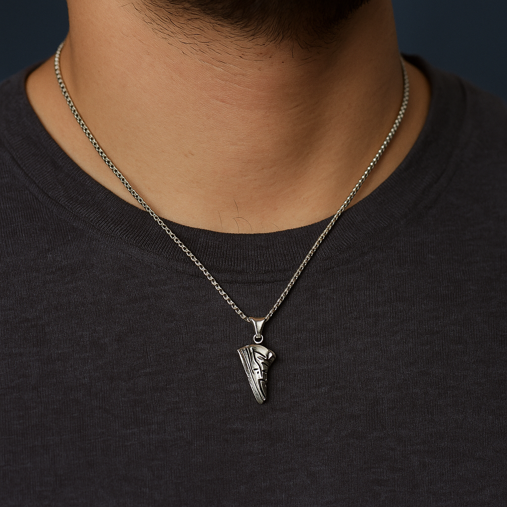 Street Kicks Pendant Necklace