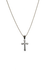 Radiant Cross Pendant Necklace