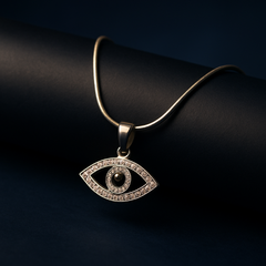 Evil Eye Charm – Silver Guardian Necklace