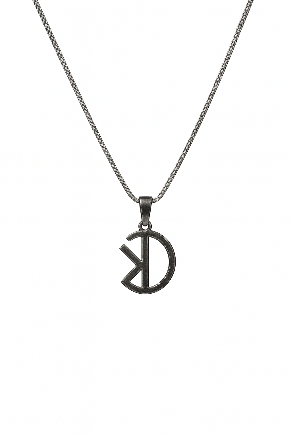 Abstract Symbol Pendant – Bold Minimalist Necklace