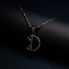Abstract Symbol Pendant – Bold Minimalist Necklace