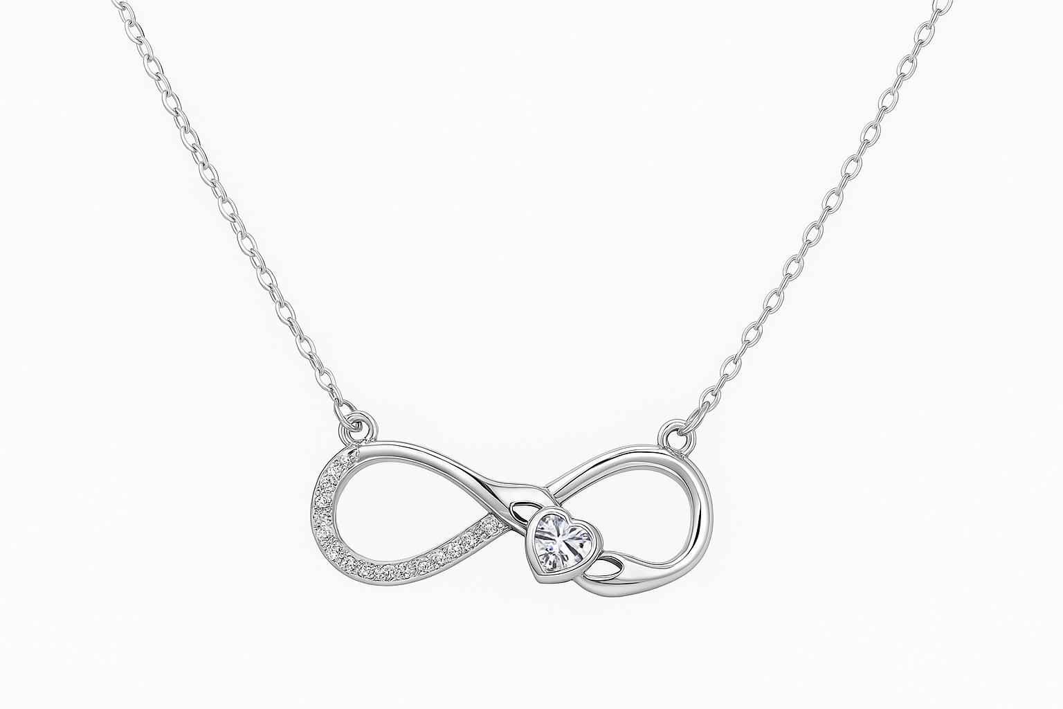Infinity Love 925 Silver Pendant