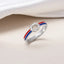 The Chrome Fusion - Lab Diamond Fashion Silver Ring