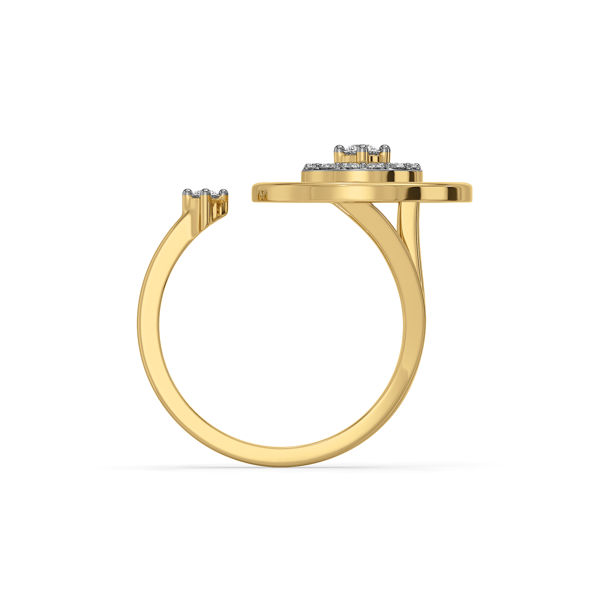 Circle of Dazzle - Lab Diamond Cocktail Ring