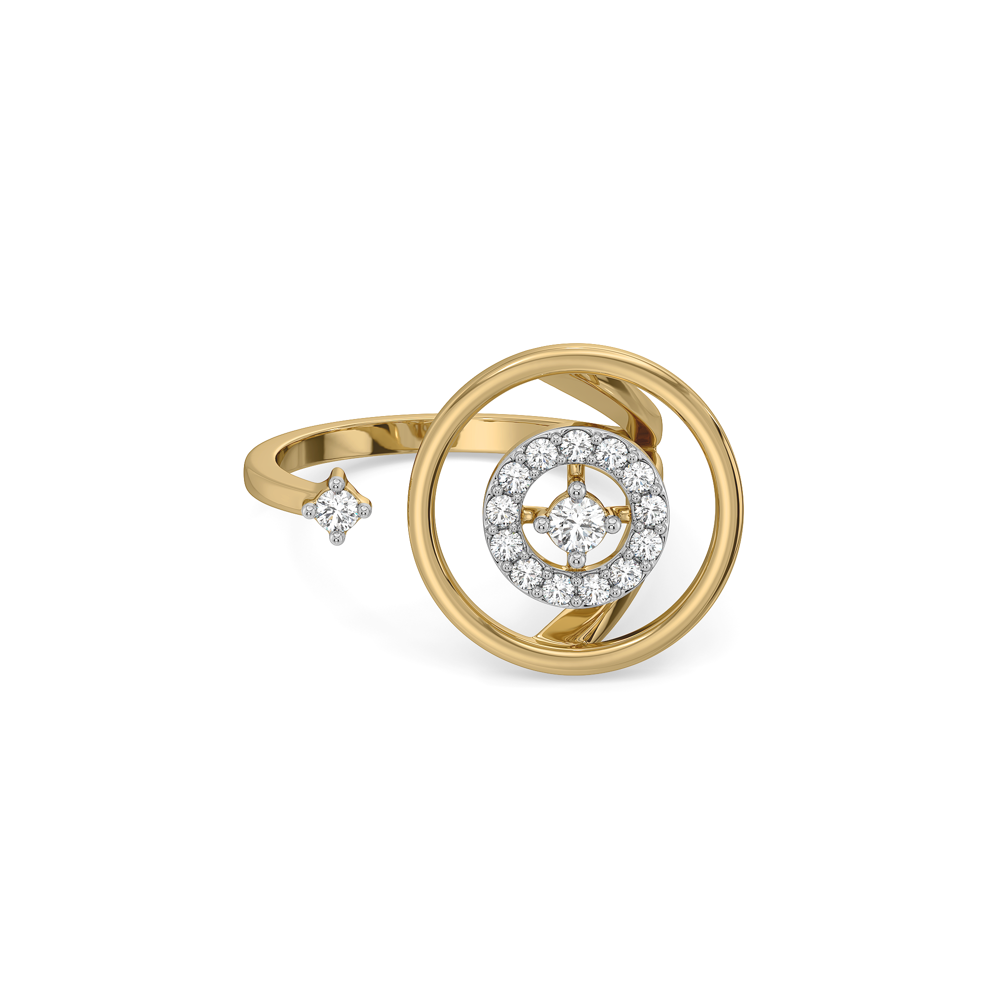 Circle of Dazzle - Lab Diamond Cocktail Ring