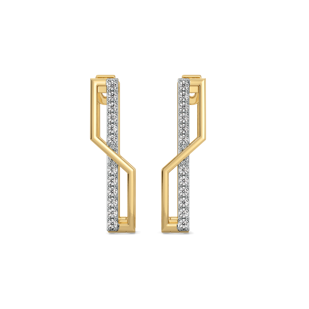 Classic Snug Huggies - Lab Diamond Earrings