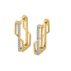 Classic Snug Huggies - Lab Diamond Earrings