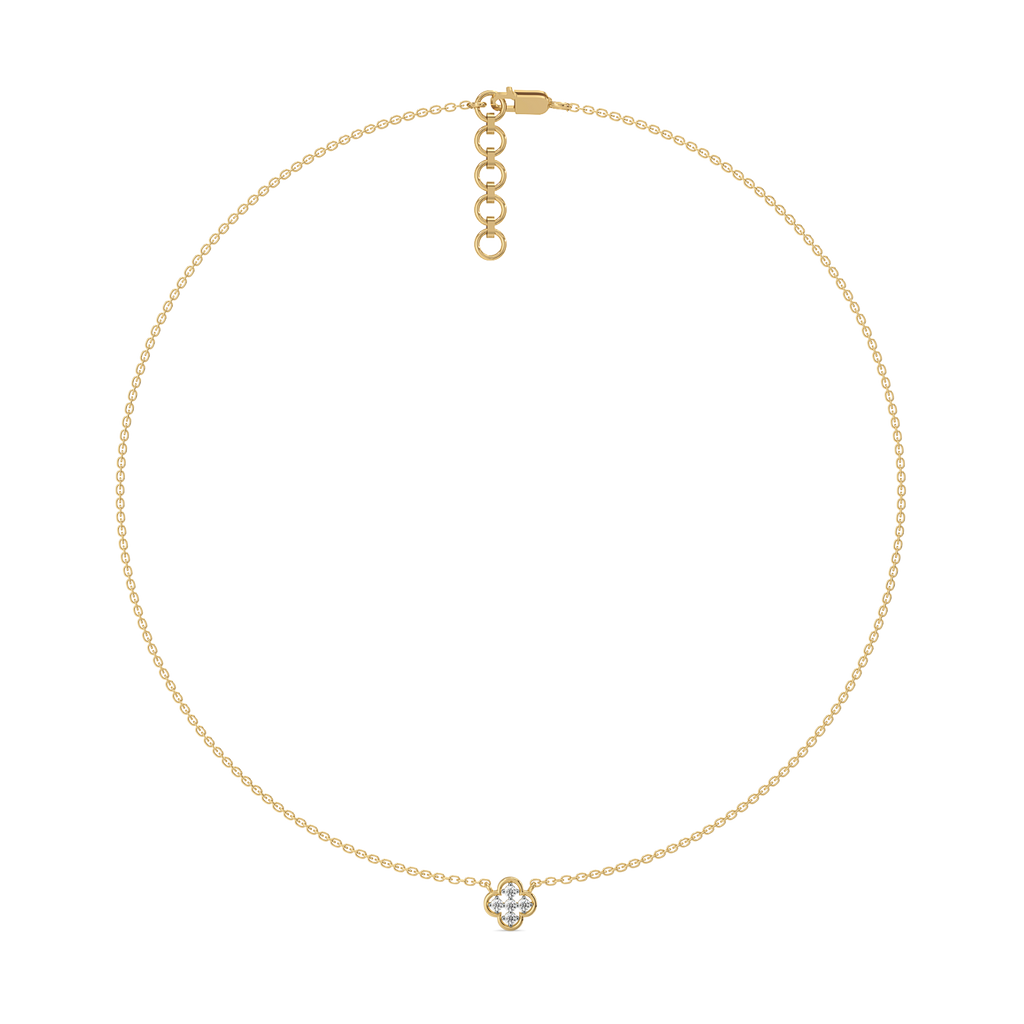 Clover - Lab Diamond Pendant Necklace