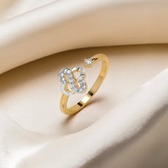 Clover S-Open - Lab Diamond Open Top Ring