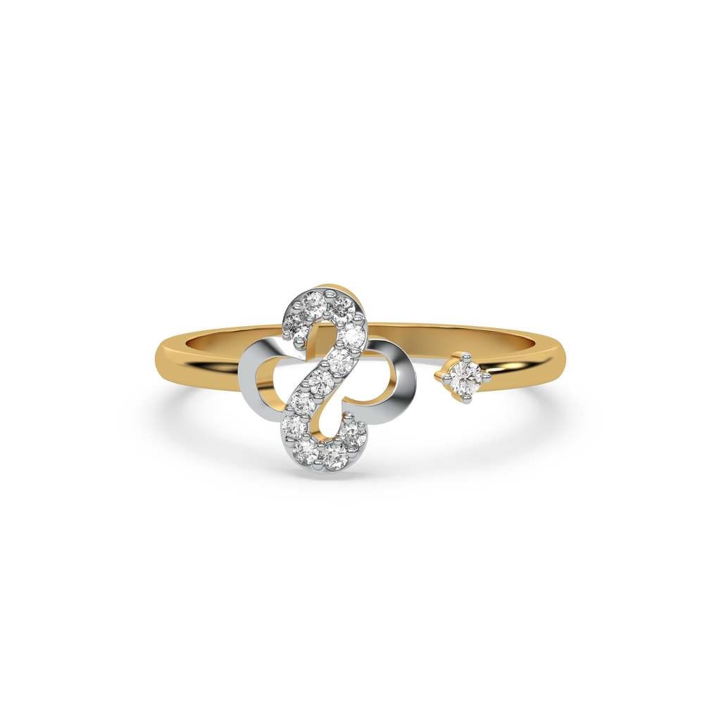 Clover S-Open - Lab Diamond Open Top Ring
