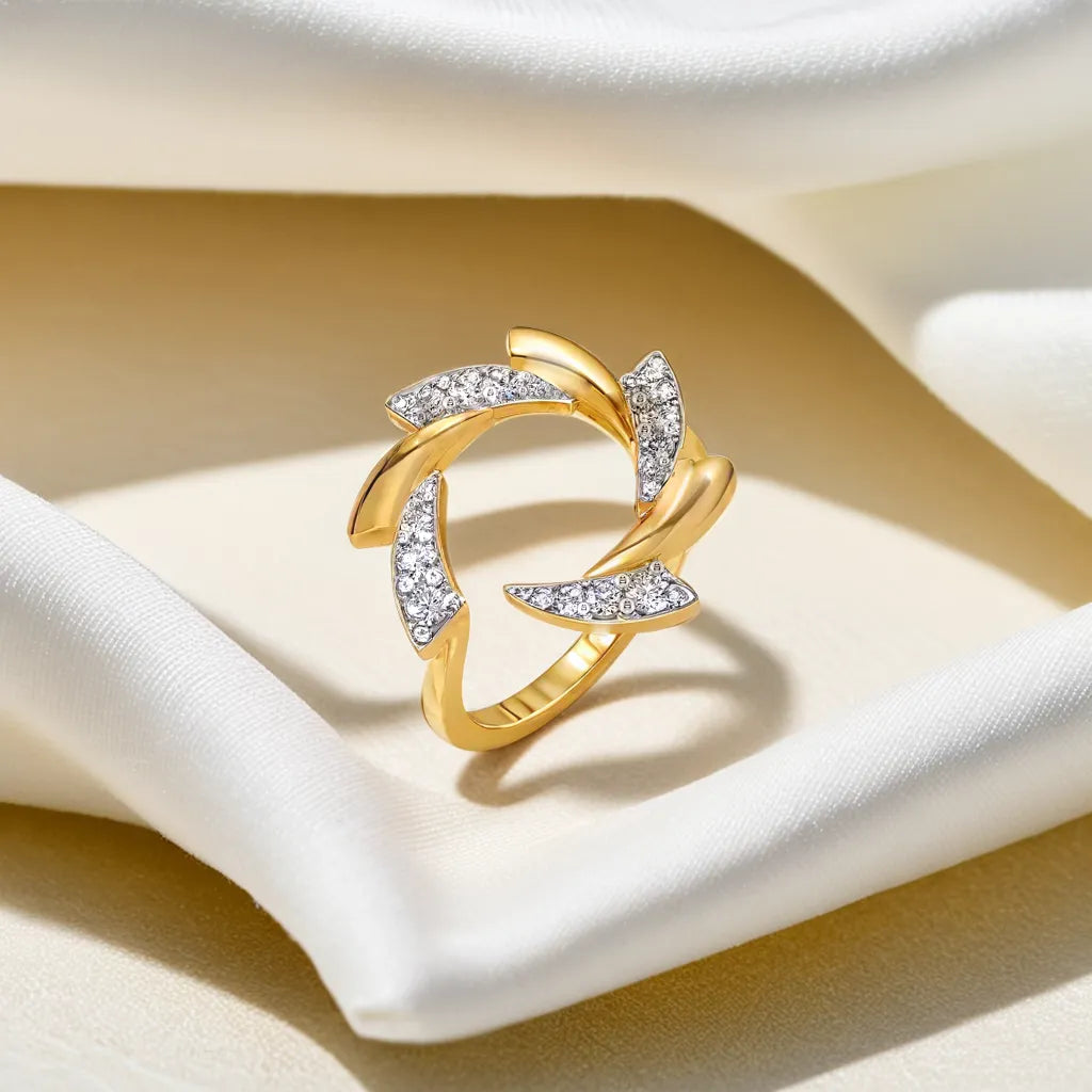 Cocktail Swirl - Lab Diamond Ring