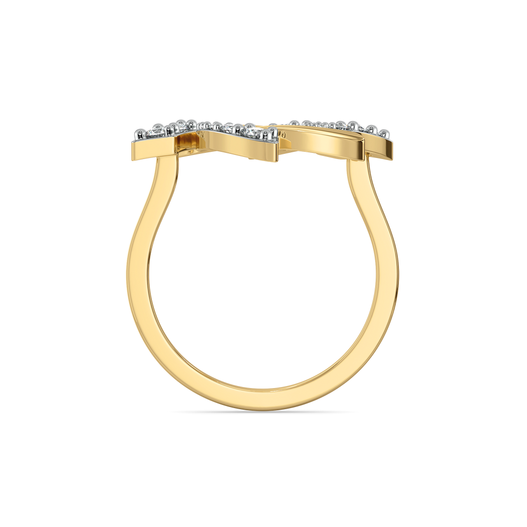 Cocktail Swirl - Lab Diamond Ring