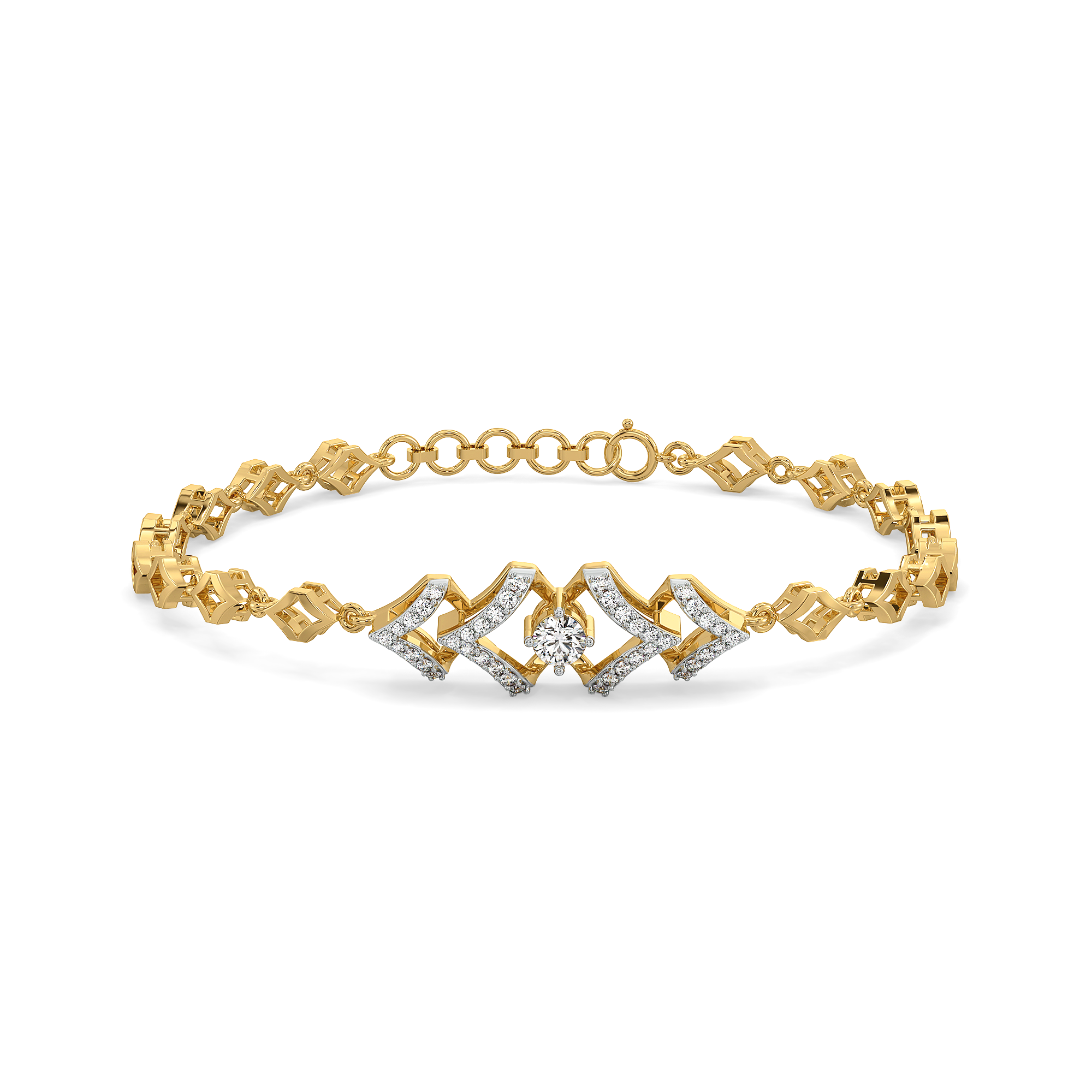 Fierce Aura – Lab Diamond Solitaire Bracelet Secondary image