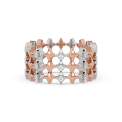 Cosmic Band - Lab Diamond Cocktail Ring