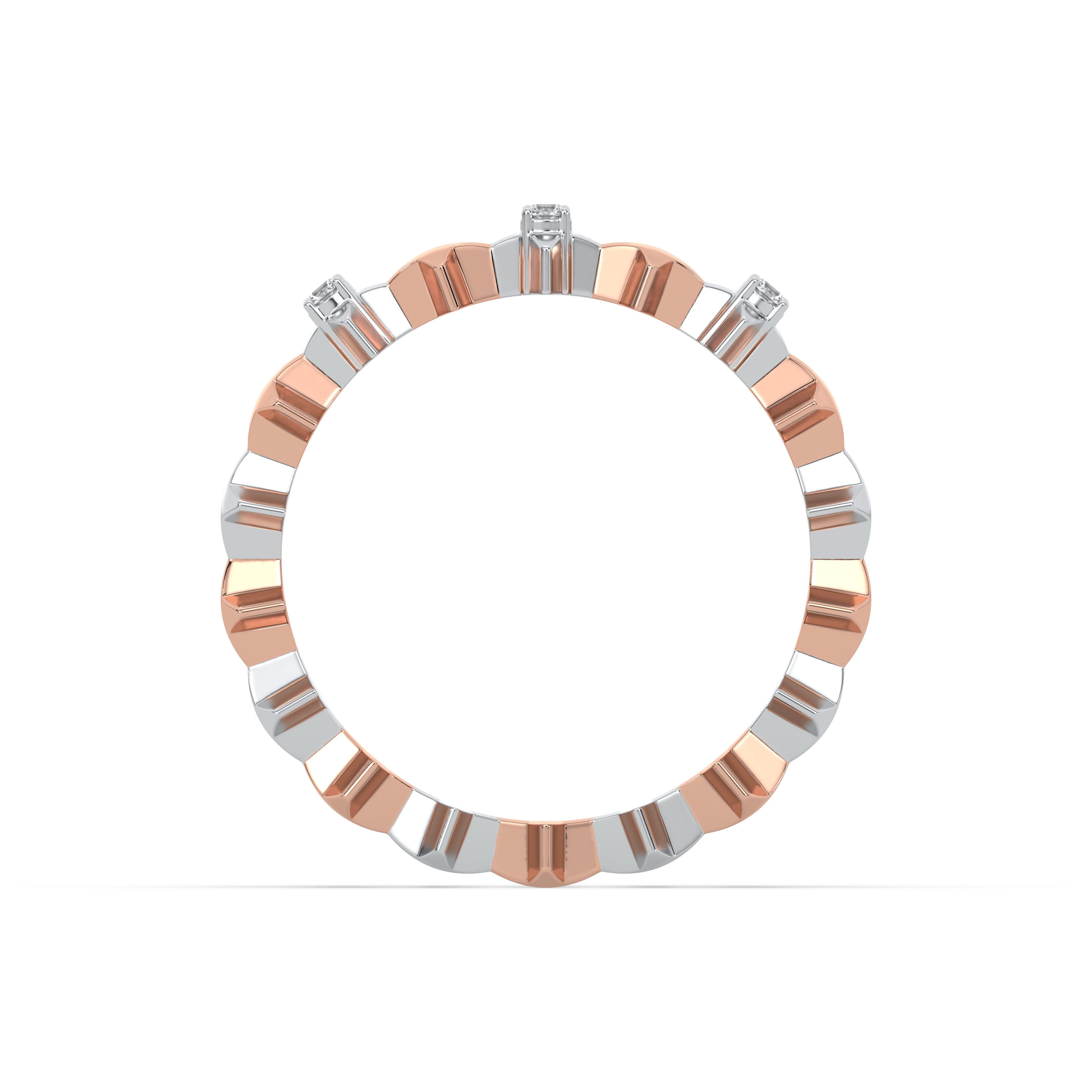 Cosmic Band - Lab Diamond Cocktail Ring