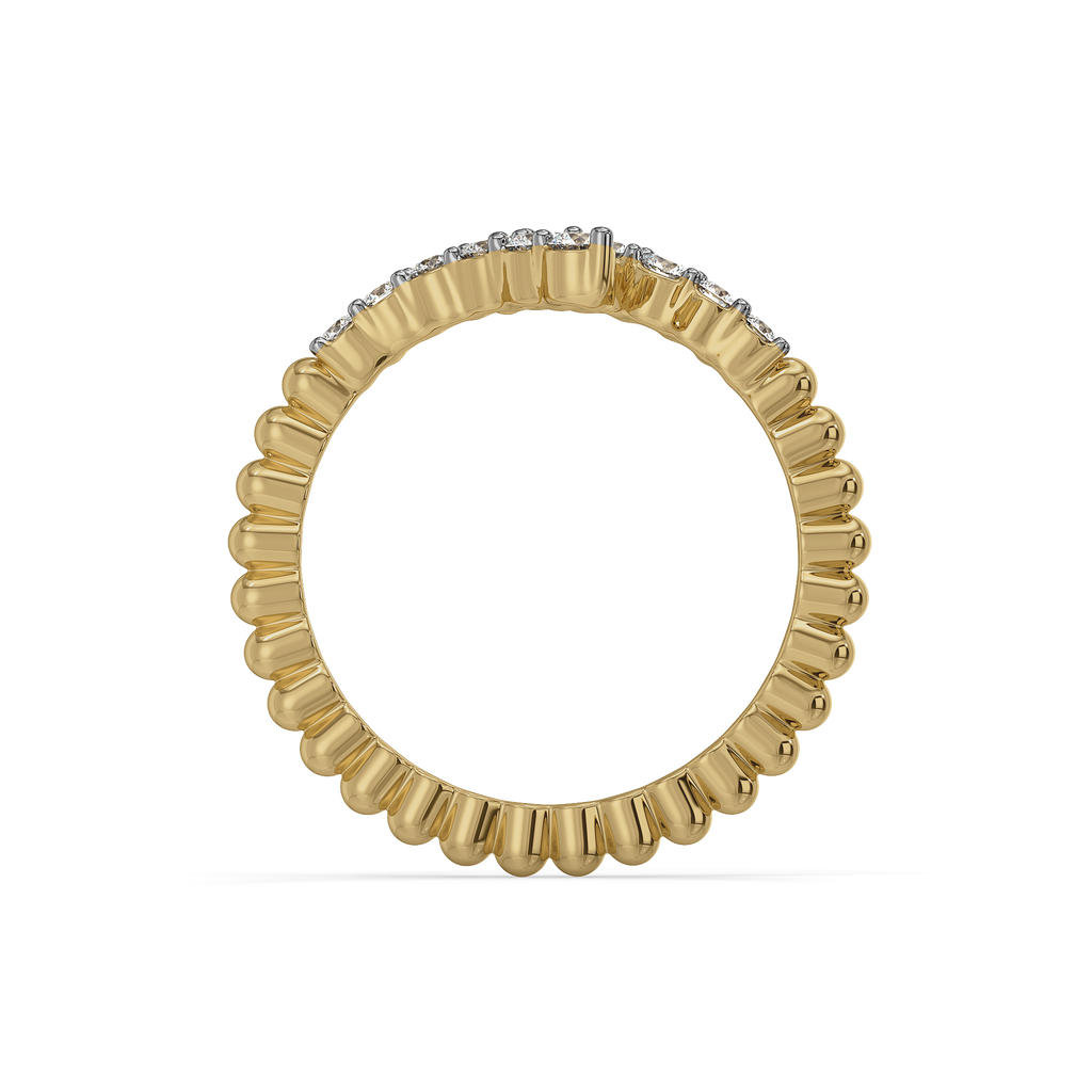 "Dare to Sparkle" - Lab Diamond Open Top Ring