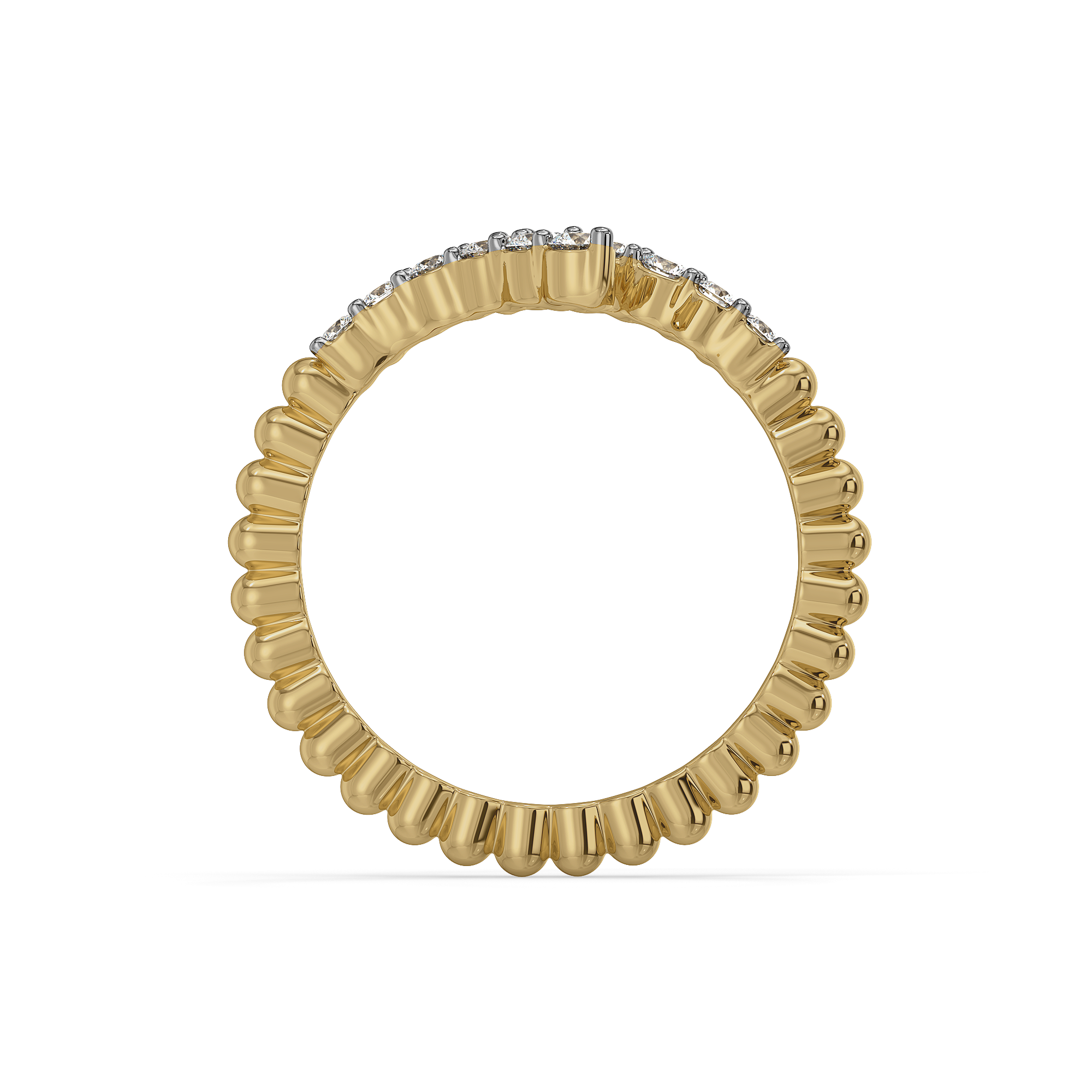 "Dare to Sparkle" - Lab Diamond Open Top Ring