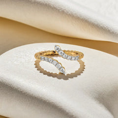 "Dare to Sparkle" - Lab Diamond Open Top Ring