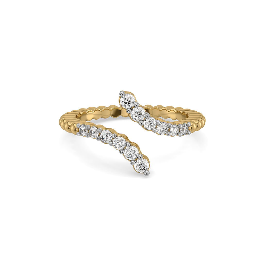 "Dare to Sparkle" - Lab Diamond Open Top Ring