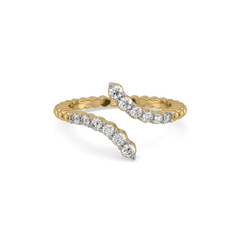 "Dare to Sparkle" - Lab Diamond Open Top Ring