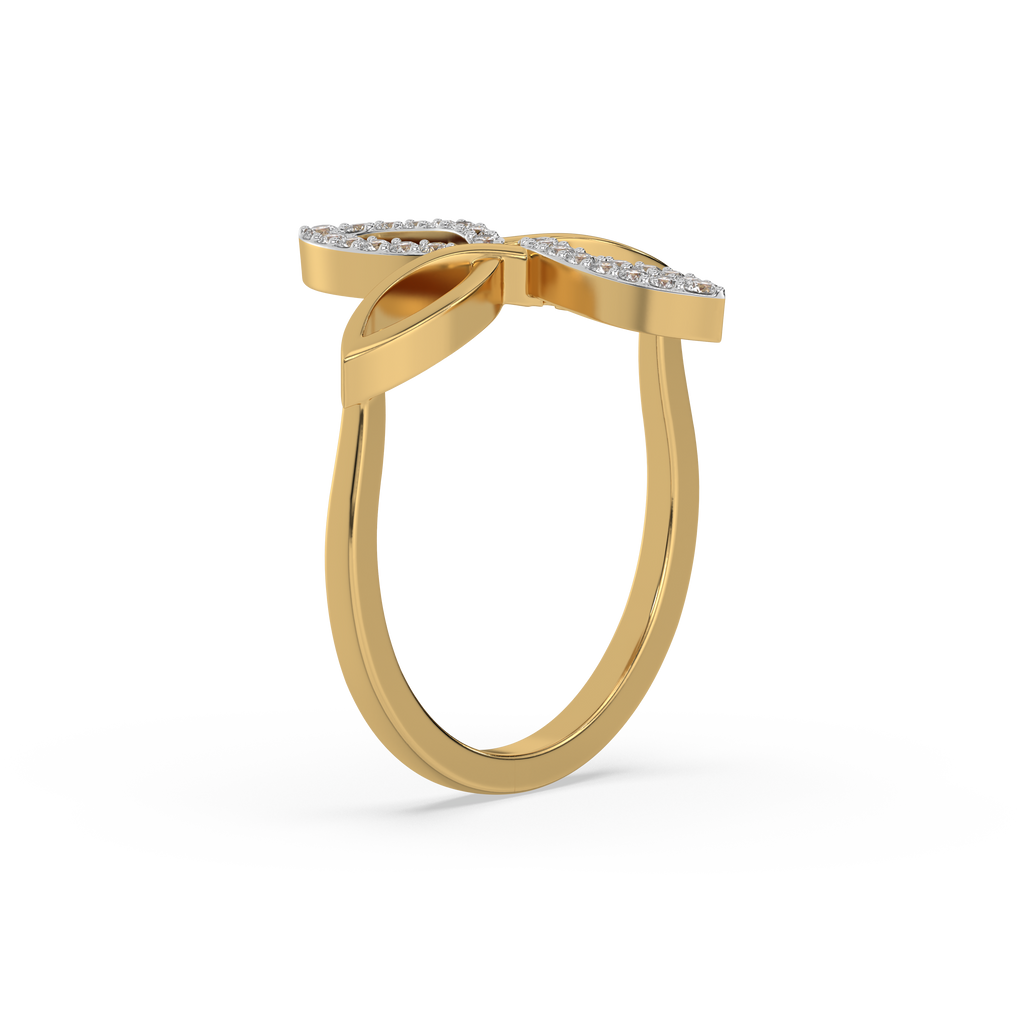 Duo Fleur - Lab Diamond Fashion Ring