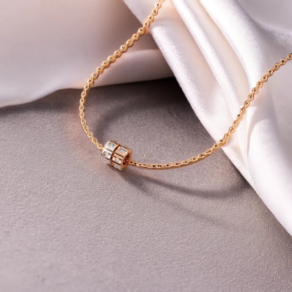 Duo Harmony - Lab Diamond Pendant Necklace