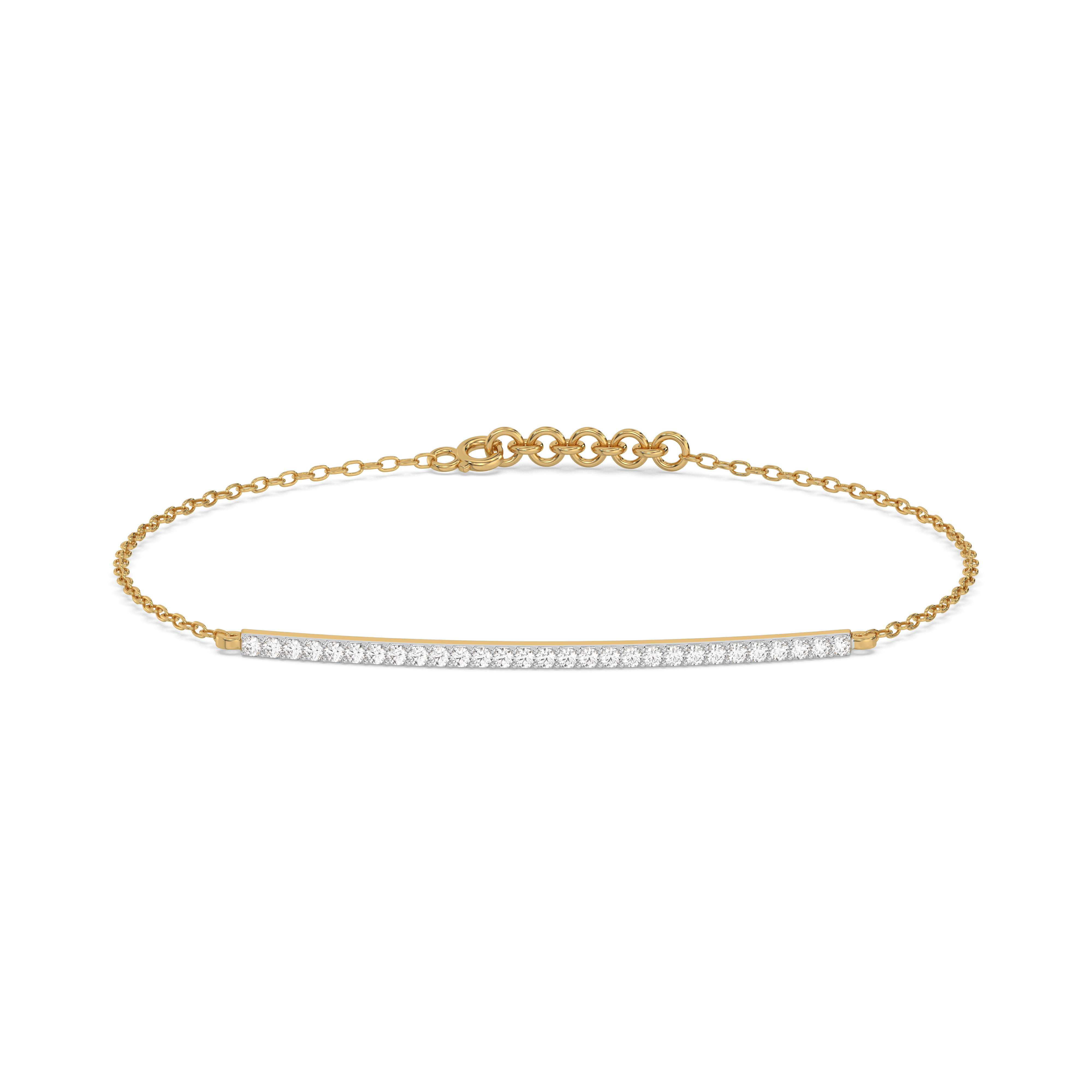 Row of Radiance - Lab Diamond Bracelet Main image