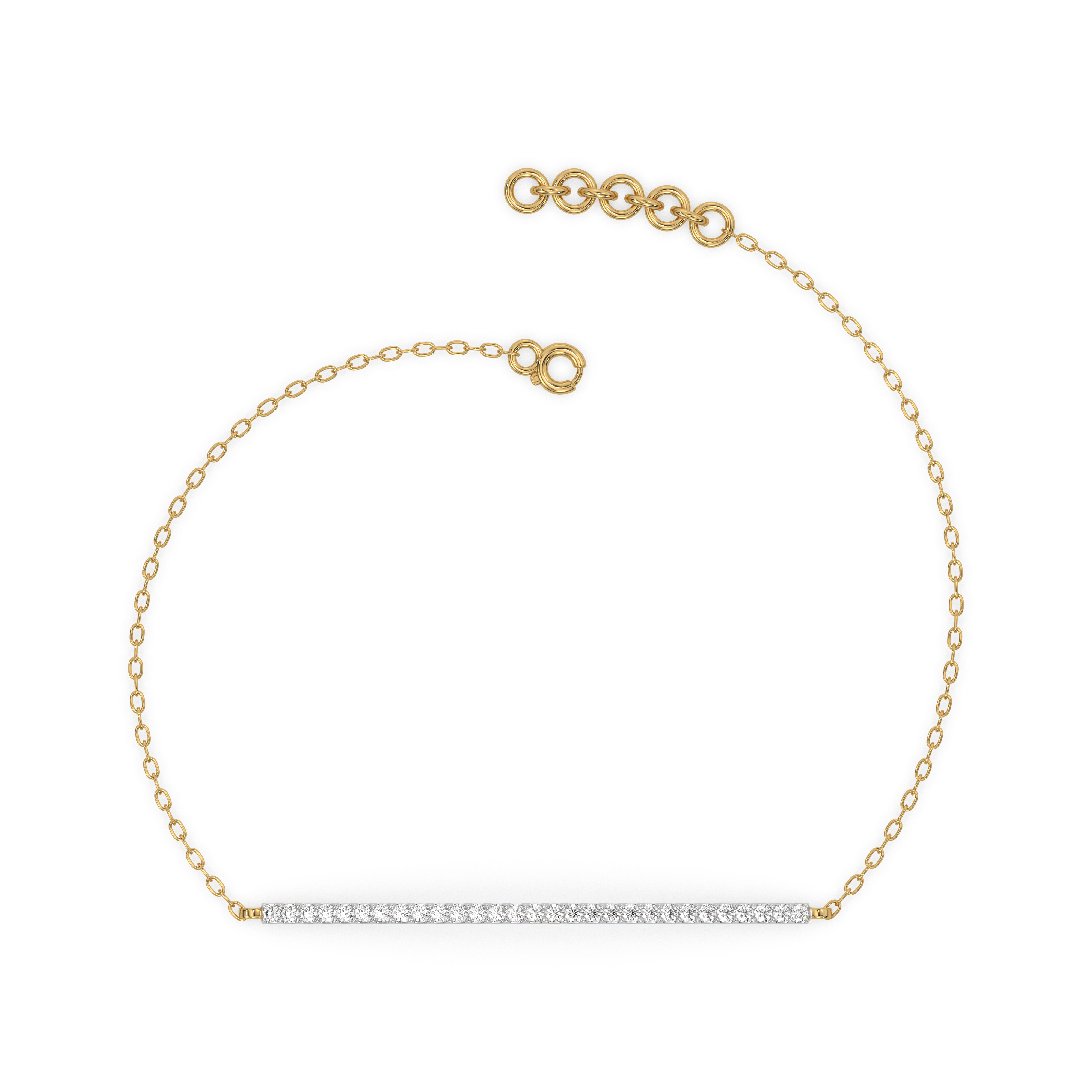 Row of Radiance - Lab Diamond Bracelet