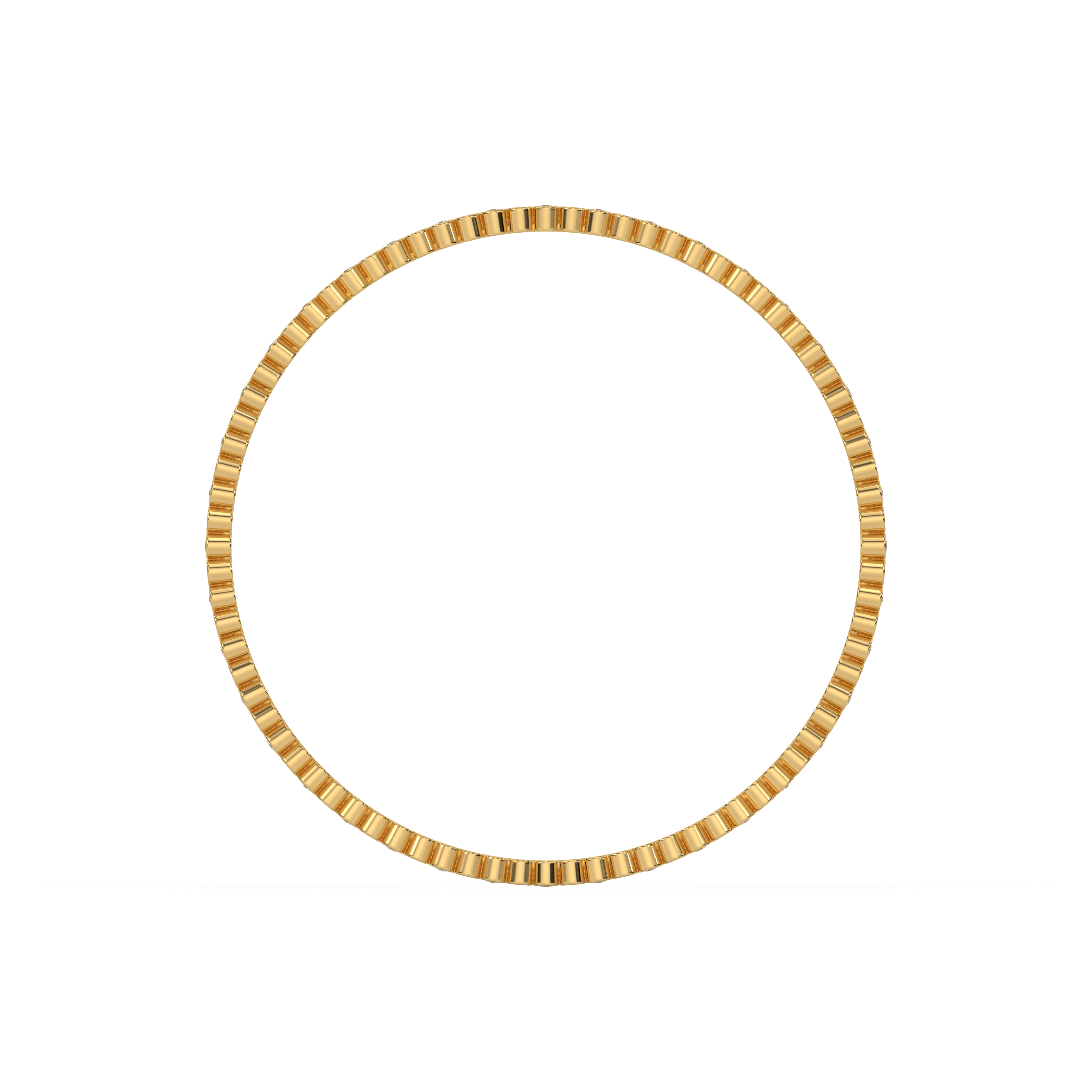 Beaded - Lab Diamond Bangle