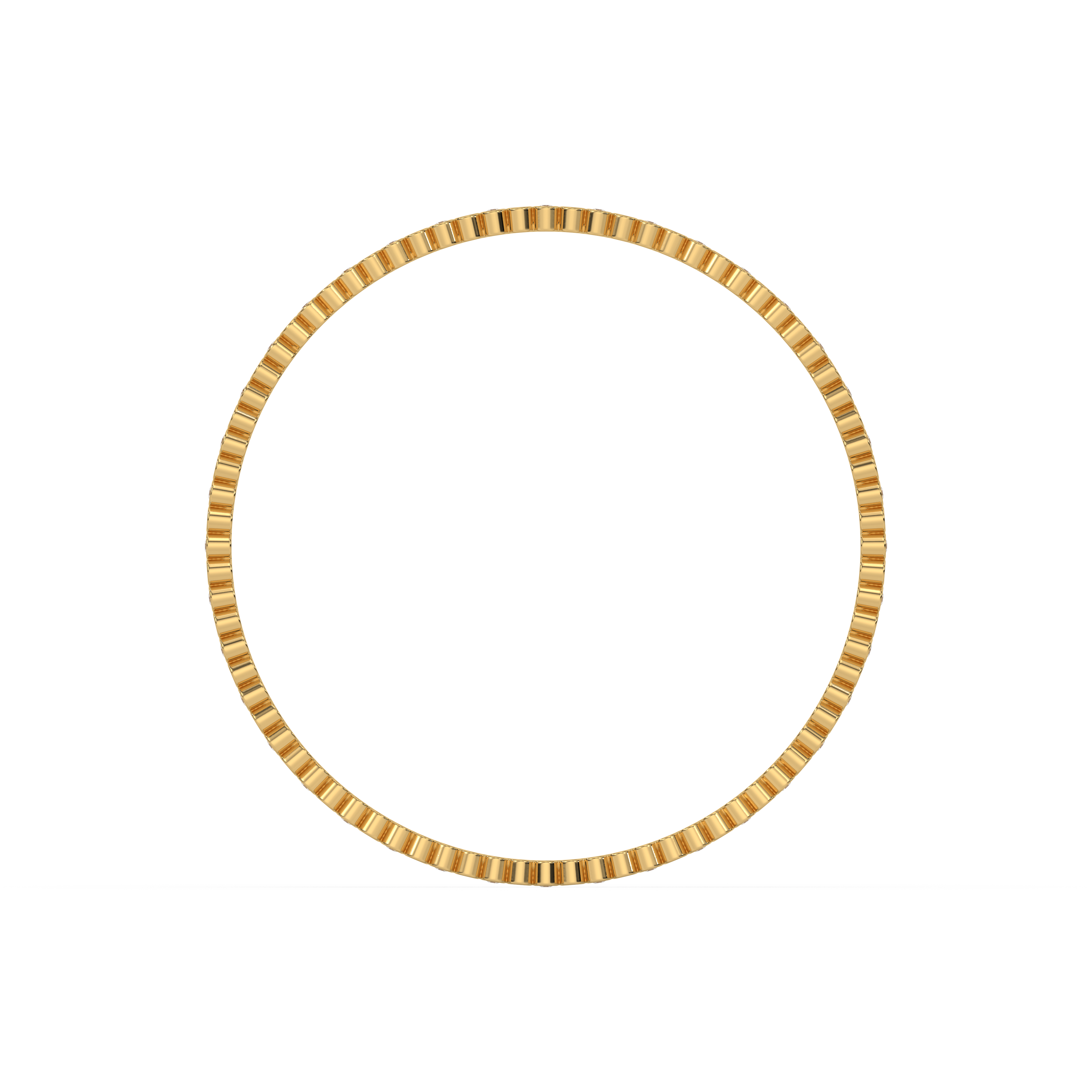 Beaded - Lab Diamond Bangle