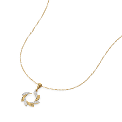 Cocktail Swirl - Lab Diamond Pendant Necklace
